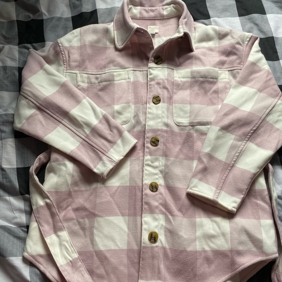 a new day Jackets & Blazers - Light purple plaid jacket